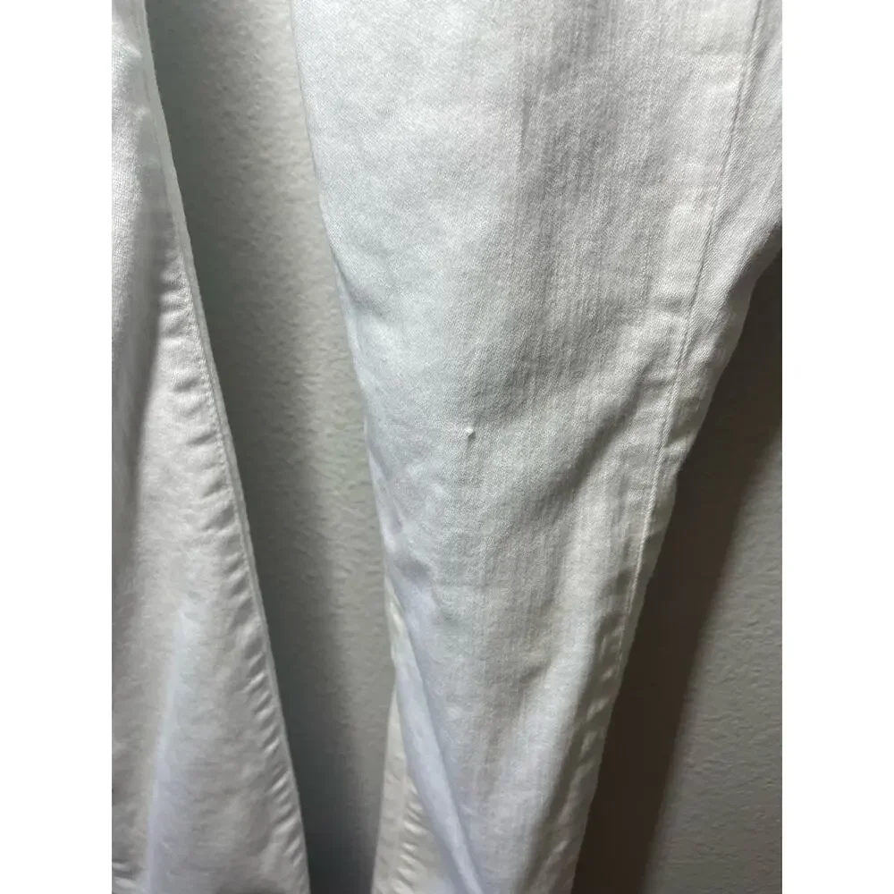 J Crew Maternity Jeans Toothpick Skinny White 24 Ankle Style A1633